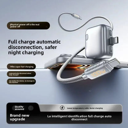 Adaptador de carga rápida pro con auto desconexión